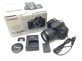 camara digital reflex canon eos 2000d+ef-s 18-55mm dc iii
