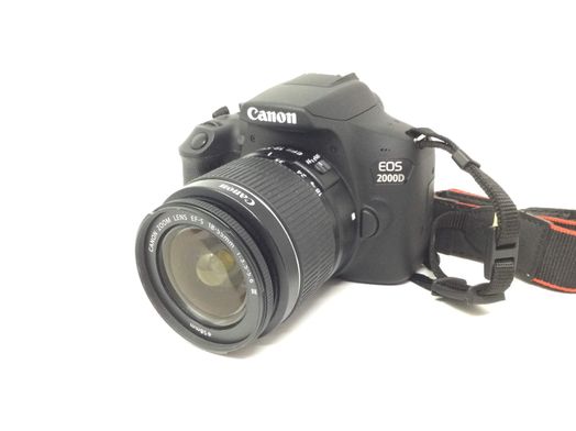 camara digital reflex canon eos 2000d+ef-s 18-55mm dc iii