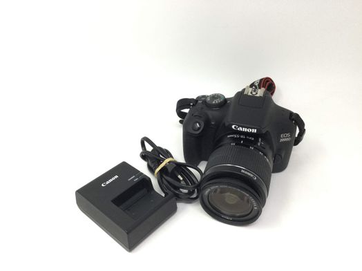camara digital reflex canon eos 2000d+ef-s 18-55mm dc iii