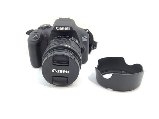 camara digital reflex canon eos 2000d+ef-s 18-55mm dc iii