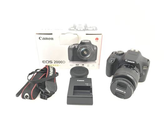 camara digital reflex canon eos 2000d+ef-s 18-55mm dc iii