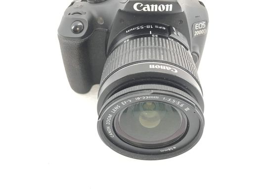 camara digital reflex canon eos 2000d+ef-s 18-55mm dc iii