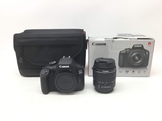 camara digital reflex canon eos 4000d+ef-s 18-55mm iii
