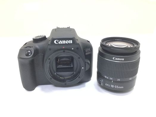 camara digital reflex canon eos 4000d+ef-s 18-55mm iii