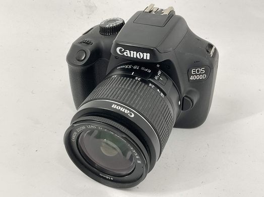 camara digital reflex canon eos 4000d+ef-s 18-55mm iii