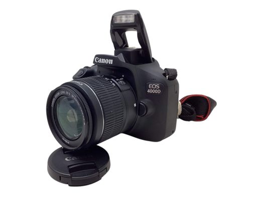 camara digital reflex canon eos 4000d+ef-s 18-55mm iii