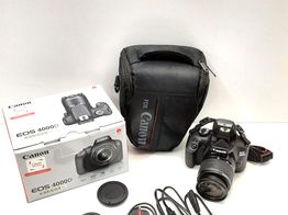 camara digital reflex canon eos 4000d+ef-s 18-55mm iii