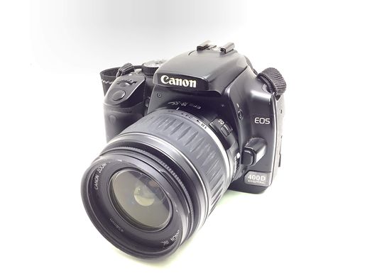 camara digital reflex canon eos 400d+ef-s 18-55mm 1:3.5-5.6 ii
