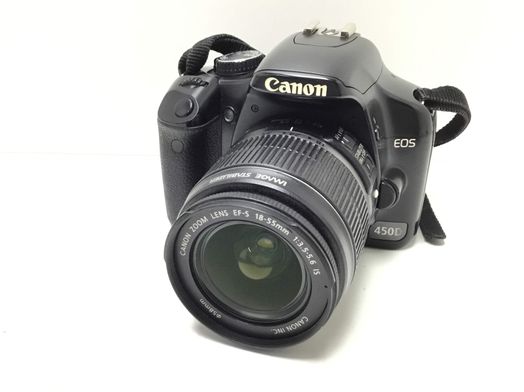 camara digital reflex canon eos 450d+ef-s 18-55mm 1:3.5-5.6 is