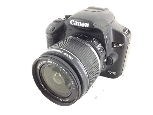 camara digital reflex canon eos 500d+ef-s 18-55mm 1:3.5-5.6 is