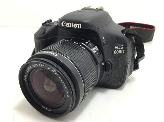 camara digital reflex canon eos 600d+ef-s 18-55mm 1:3.5-5.6 is ii