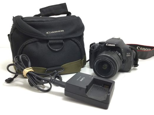 camara digital reflex canon eos 600d+ef-s 18-55mm 1:3.5-5.6 is ii