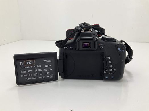 camara digital reflex canon eos 750d+ef-s 18-55mm 1:3.5-5.6 is stm
