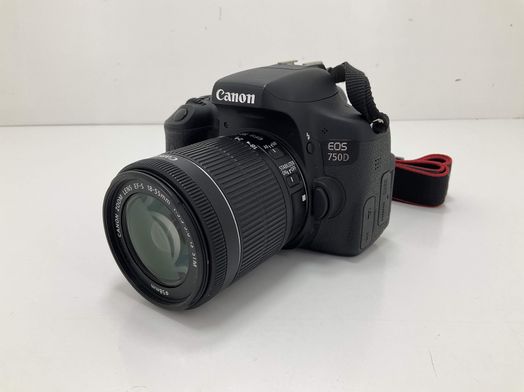 camara digital reflex canon eos 750d+ef-s 18-55mm 1:3.5-5.6 is stm