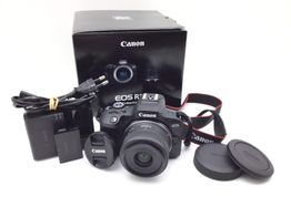 camara digital reflex canon eos r100 24.1mp wifi + rf-s 18-45mm f4.5-6.3 is stm