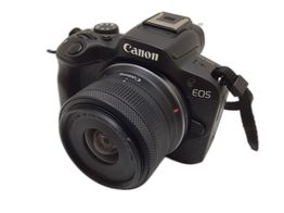camara digital reflex canon eos r50+2 objetivos