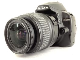 camara digital reflex nikon d3000+ed 18-55mm 1:3.5-5.6g ii af-s dx nikkor