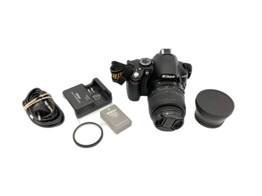 camara digital reflex nikon d3000+ed 18-55mm 1:3.5-5.6g ii af-s dx nikkor