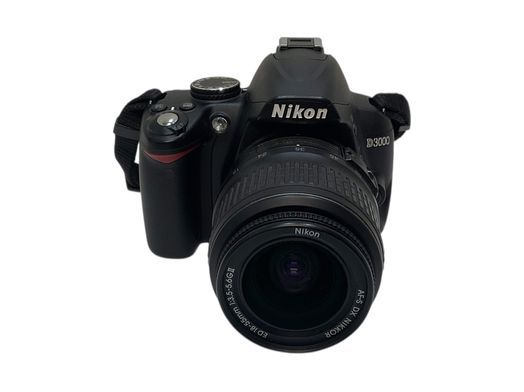camara digital reflex nikon d3000+ed 18-55mm 1:3.5-5.6g ii af-s dx nikkor