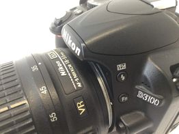 camara digital reflex nikon d3100+af-s dx 18-55mm 1:3.5-5.6g vr