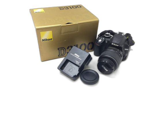 camara digital reflex nikon d3100+af-s dx 18-55mm 1:3.5-5.6g vr
