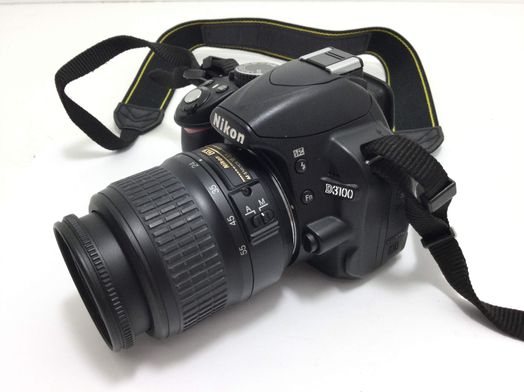 camara digital reflex nikon d3100+af-s dx 18-55mm 1:3.5-5.6g vr