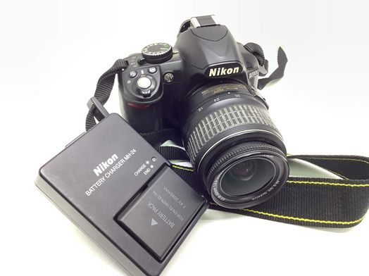 camara digital reflex nikon d3100+af-s dx vr 18-105mm 1:3.5-5.6g ed