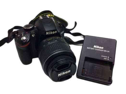 camara digital reflex nikon d3200+af-s dx 18-55mm 1:3.5-5.6g vr