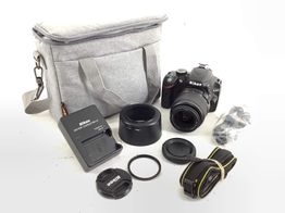 camara digital reflex nikon d3200+af-s dx 18-55mm 1:3.5-5.6g vr
