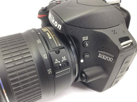 camara digital reflex nikon d3200+af-s dx 18-55mm 1:3.5-5.6g vr