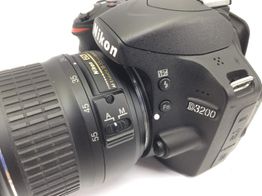 camara digital reflex nikon d3200+af-s dx 18-55mm 1:3.5-5.6g vr