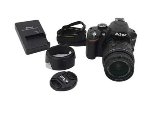 camara digital reflex nikon d3200+af-s dx 18-55mm 1:3.5-5.6g vr
