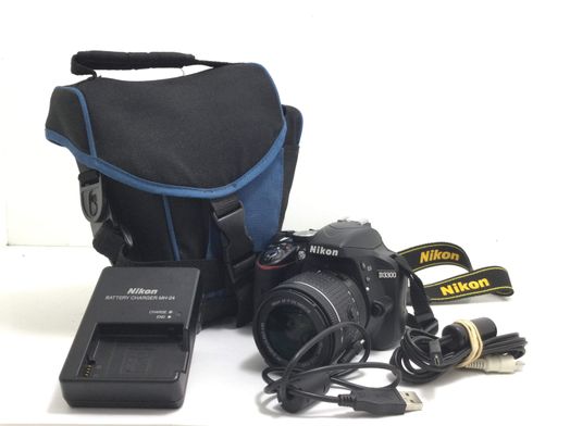 camara digital reflex nikon d3300+af-s dx 18-55mm 1:3.5-5.6g