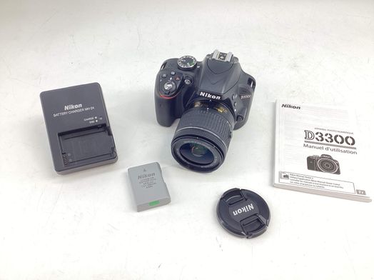 camara digital reflex nikon d3300+af-s dx 18-55mm 1:3.5-5.6g