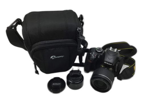camara digital reflex nikon d3400+18-55mm f/3.5-5.6g af-p dx zoom-nikkor