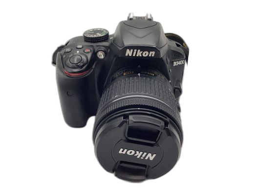 camara digital reflex nikon d3400+18-55mm f/3.5-5.6g af-p dx zoom-nikkor