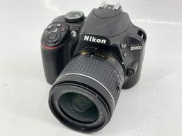 camara digital reflex nikon d3400+18-55mm f/3.5-5.6g af-p dx zoom-nikkor