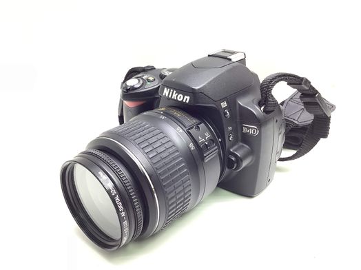 camara digital reflex nikon d40+af-s dx ed 18-55mm 1:3.5-5.6g ii