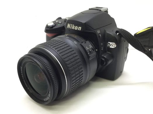 camara digital reflex nikon d60+af-s dx 18-55mm 1:3.5-5.6g vr