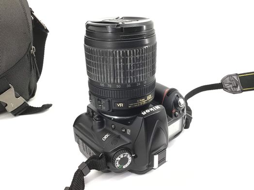 camara digital reflex nikon d90+af-s dx vr 18-105mm 1:3.5-5.6g ed