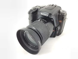 camara digital reflex sony alpha dslr  a100+dt 18-70mm 1:3.5-5.6