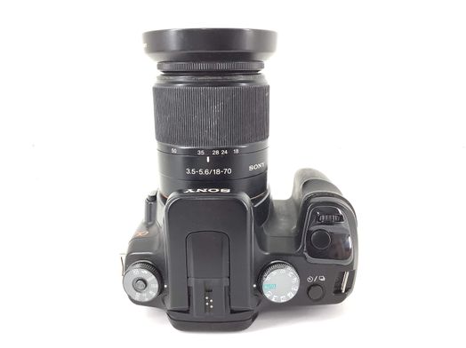 camara digital reflex sony alpha dslr  a100+dt 18-70mm 1:3.5-5.6
