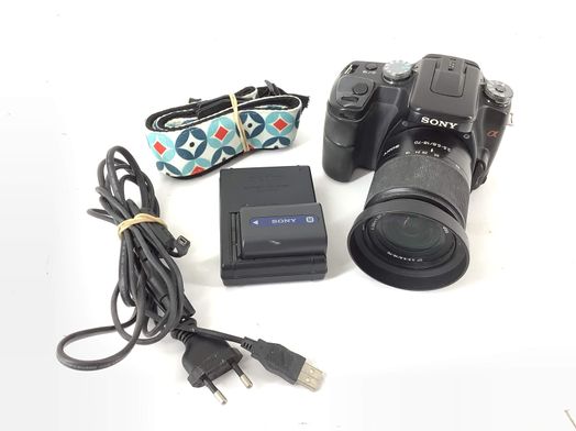 camara digital reflex sony alpha dslr  a100+dt 18-70mm 1:3.5-5.6