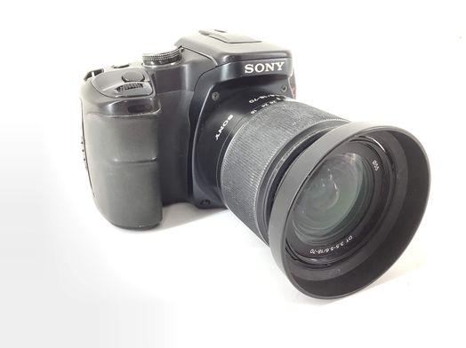 camara digital reflex sony alpha dslr  a100+dt 18-70mm 1:3.5-5.6
