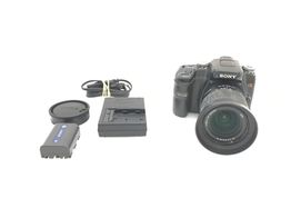 camara digital reflex sony alpha dslr  a100+dt 18-70mm 1:3.5-5.6