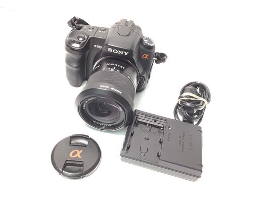 camara digital reflex sony alpha dslr  a200
