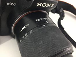 camara digital reflex sony alpha dslr  a350+dt 18-70mm 1:3.5-5.6