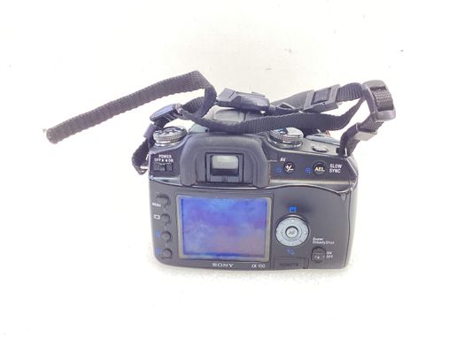 camara digital reflex sony dslr a100 + dt 3.5-5.6/18-70