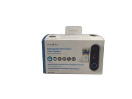 camara videovigilancia nedis rechargeable wifi smart video doorbell