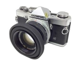 camara vintage olympus om-1n+zuiko 1:1.8 50mm